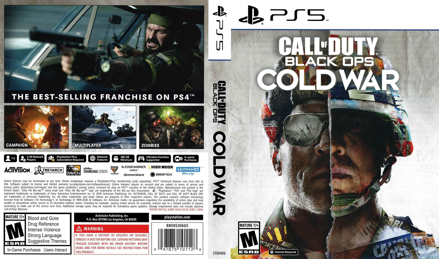 Call of Duty Black Ops Cold War Cover Art - WOI Solutions