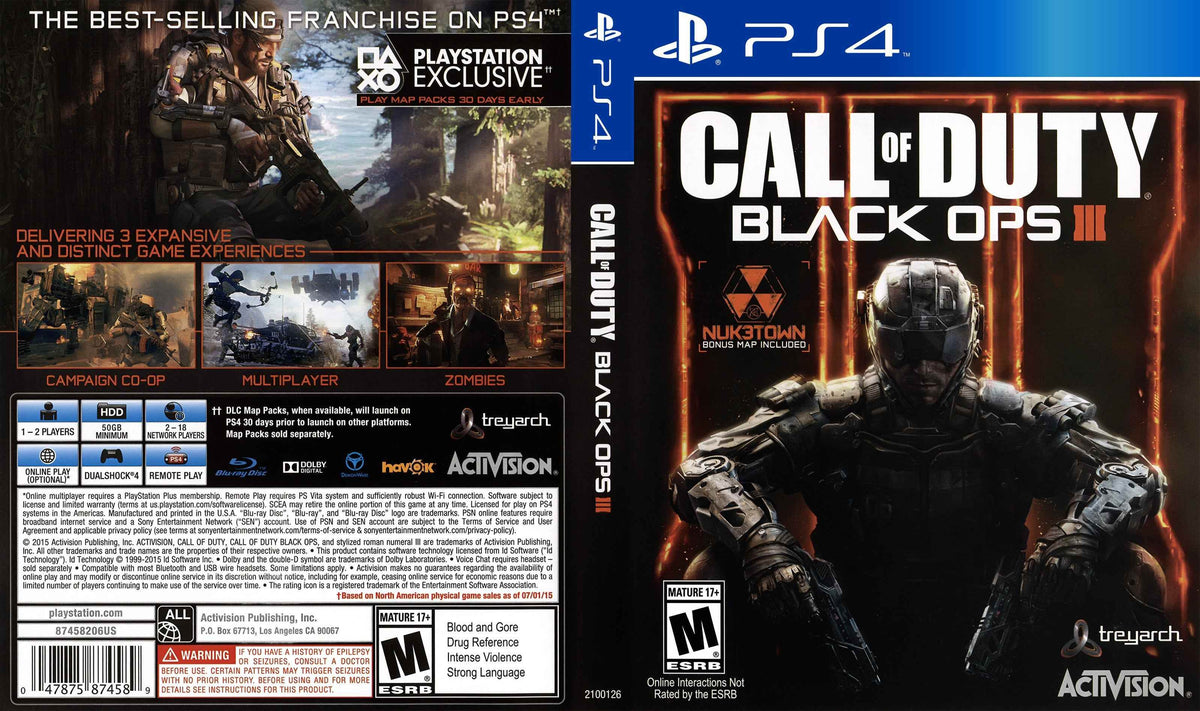 Call of Duty Black Ops III Cover Art - WOI Solutions
