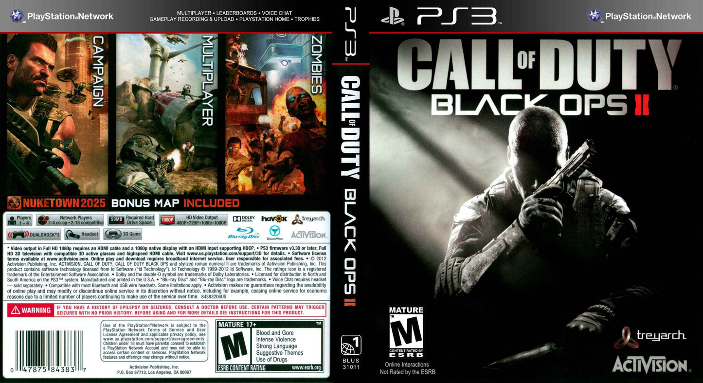 Call of Duty Black Ops II Cover Art - WOI Solutions