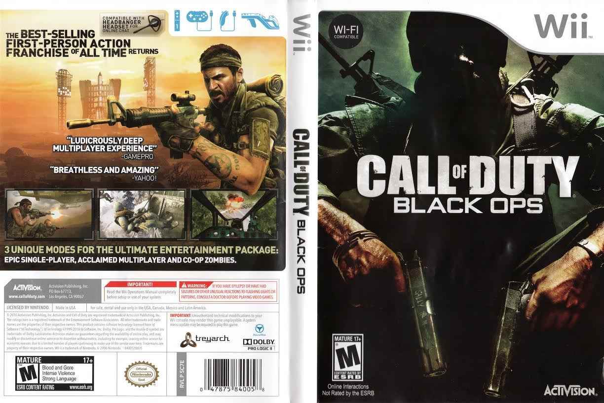 Call of Duty Black Ops Cover Art - WOI Solutions