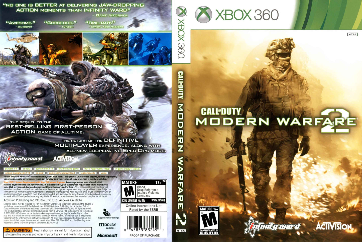 Call of Duty Modern Warfare 2 Cover Art - WOI Solutions