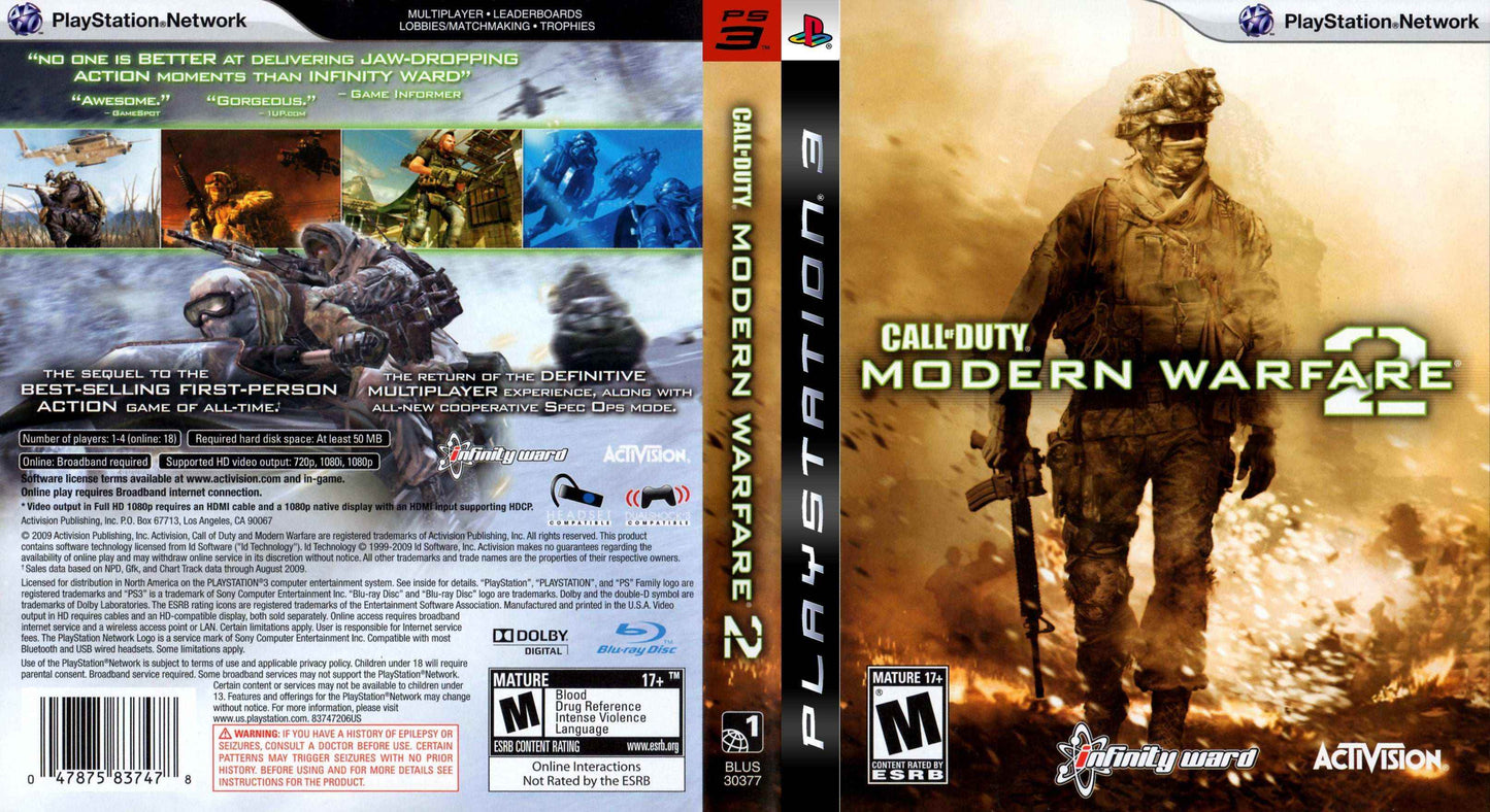 Call of Duty Modern Warfare 2 Cover Art - WOI Solutions