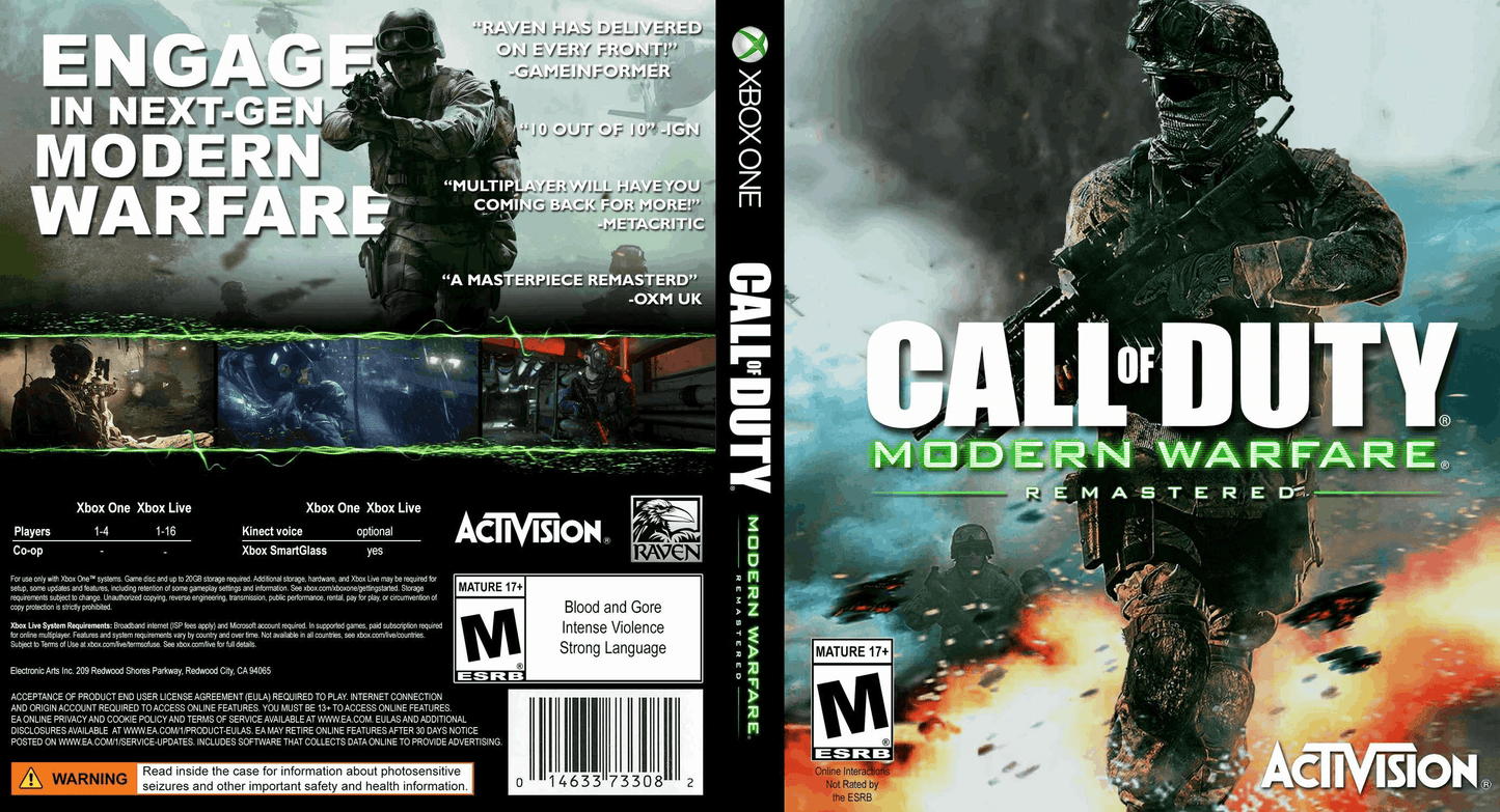 Call of Duty Modern Warfare Cover Art - WOI Solutions