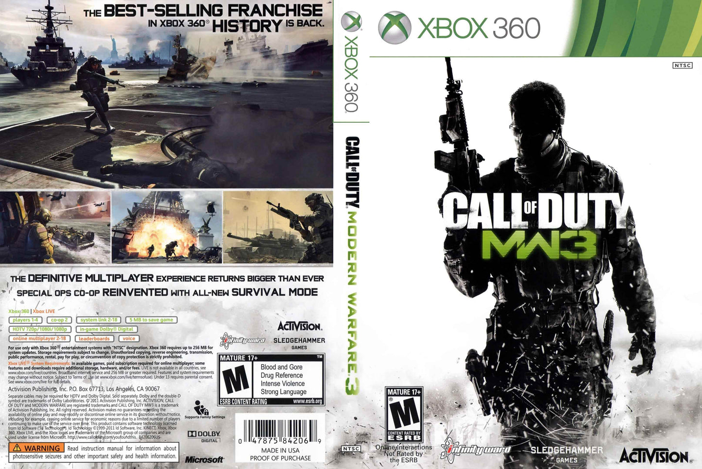 Call of Duty Modern Warfare 3 Cover Art - WOI Solutions