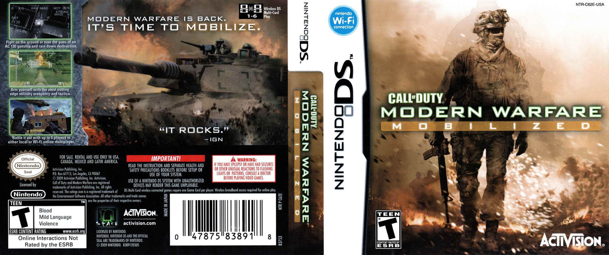 Call of Duty Modern Warfare Mobilized Cover Art - WOI Solutions