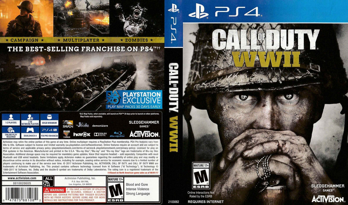 Call of Duty WWII Cover Art - WOI Solutions