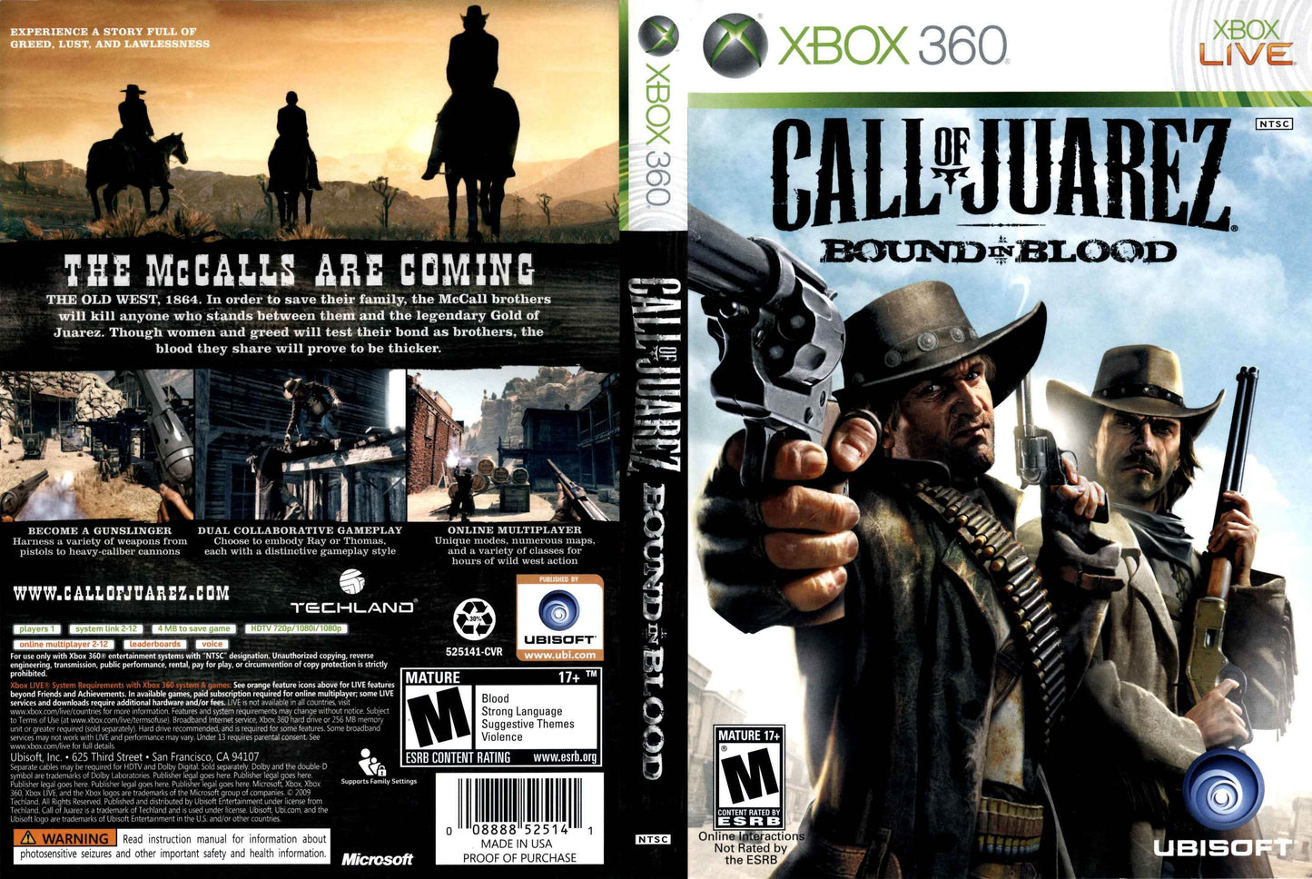 Call of Juarez Bound in Blood Cover Art - WOI Solutions