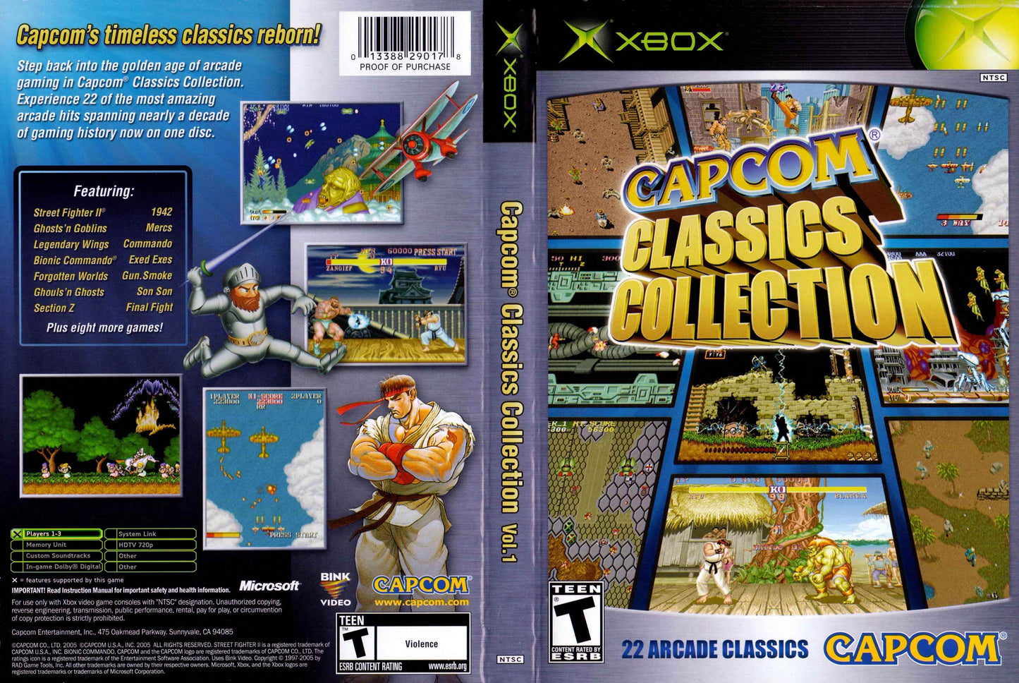 Capcom Classics Collection Vol. 1 Cover Art - WOI Solutions