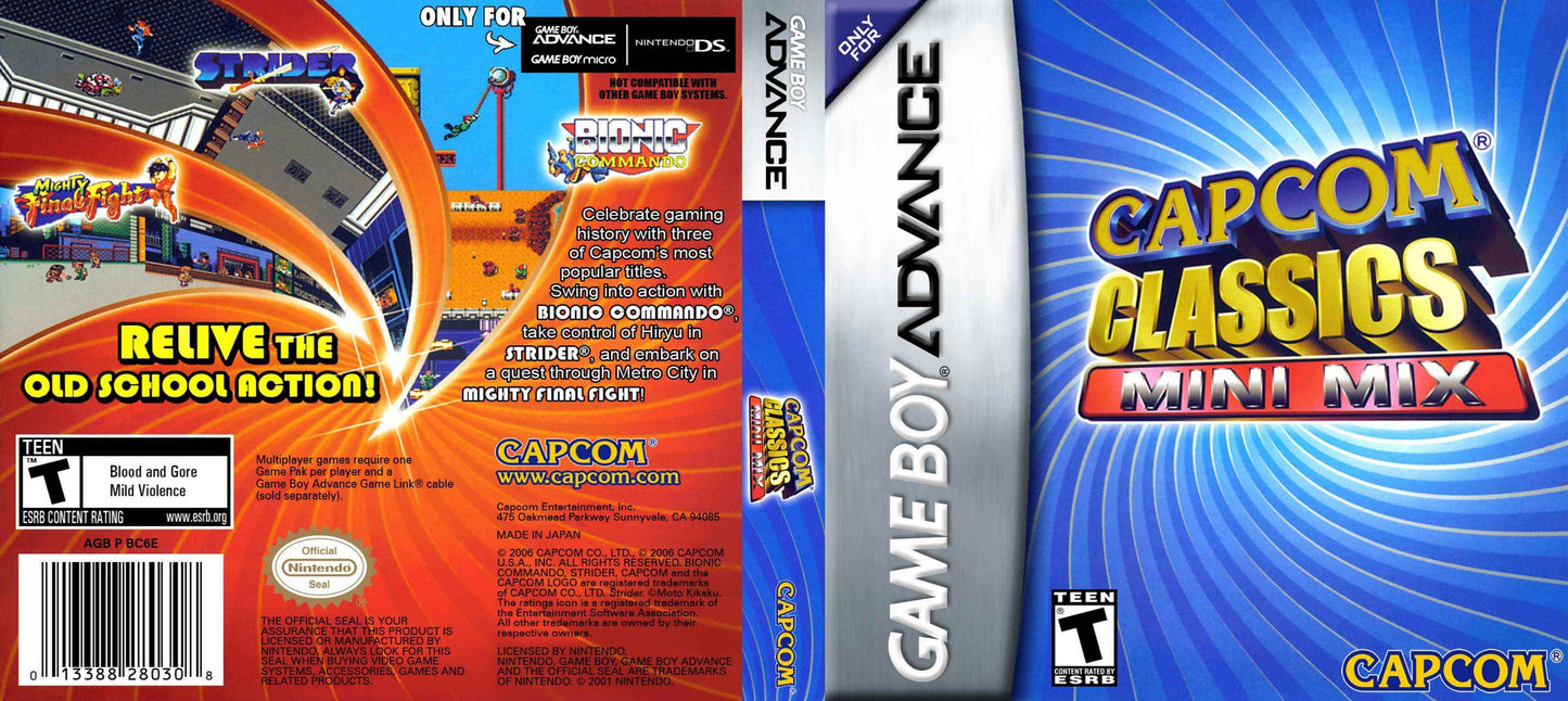 Capcom Classics Mini Mix Cover Art - WOI Solutions