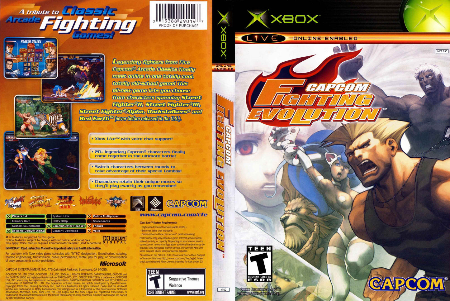 Capcom Fighting Evolution Cover Art - WOI Solutions