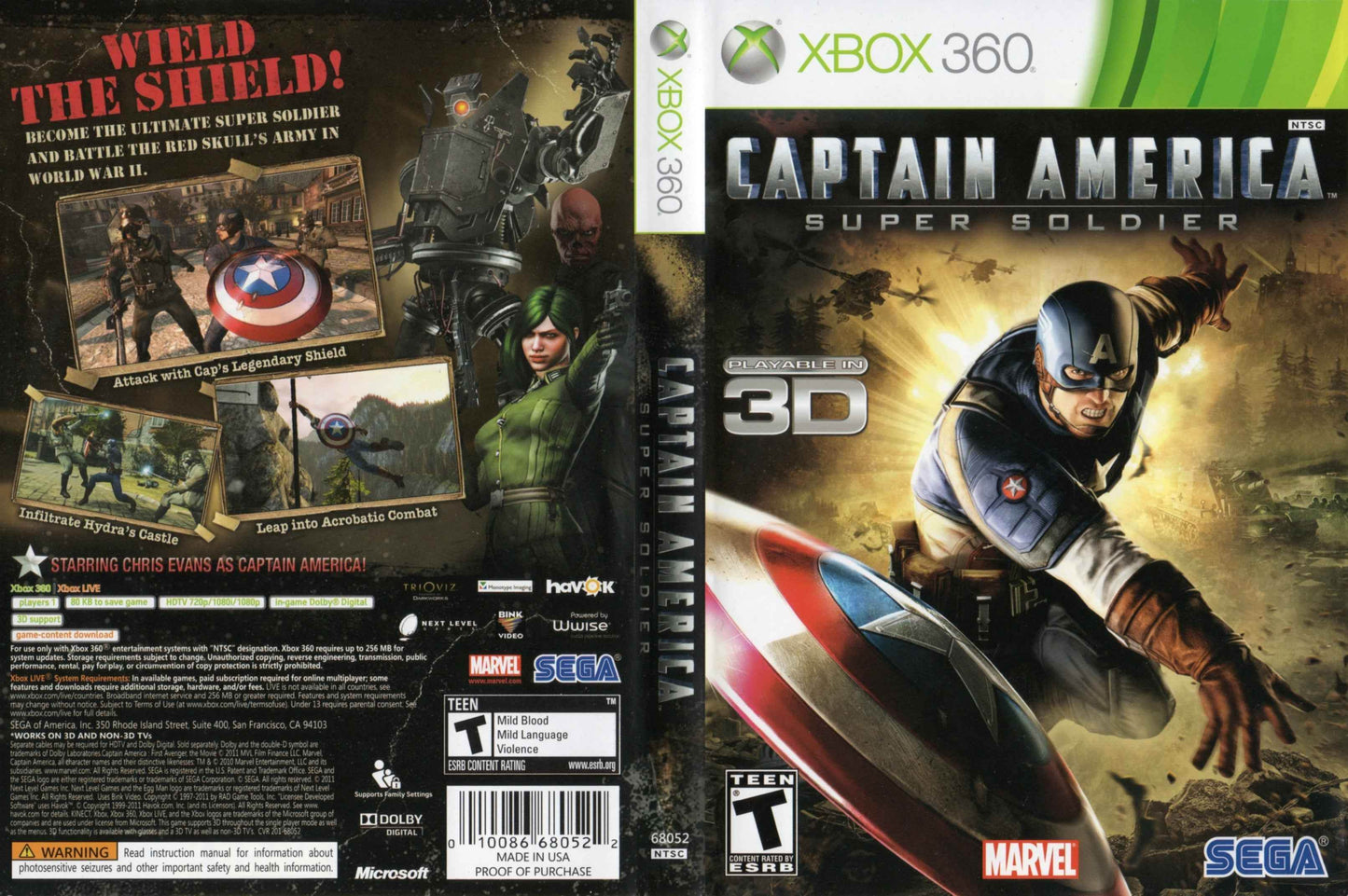 Captain America Super Soldier Cover Art - WOI Solutions