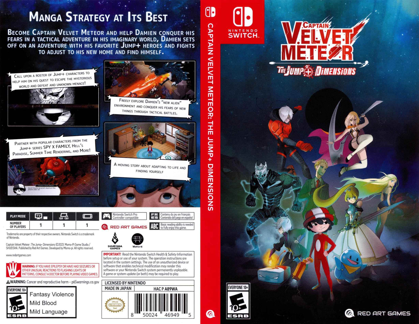 Captain Velvet Meteor The Jump+ Dimensions Cover Art - WOI Solutions