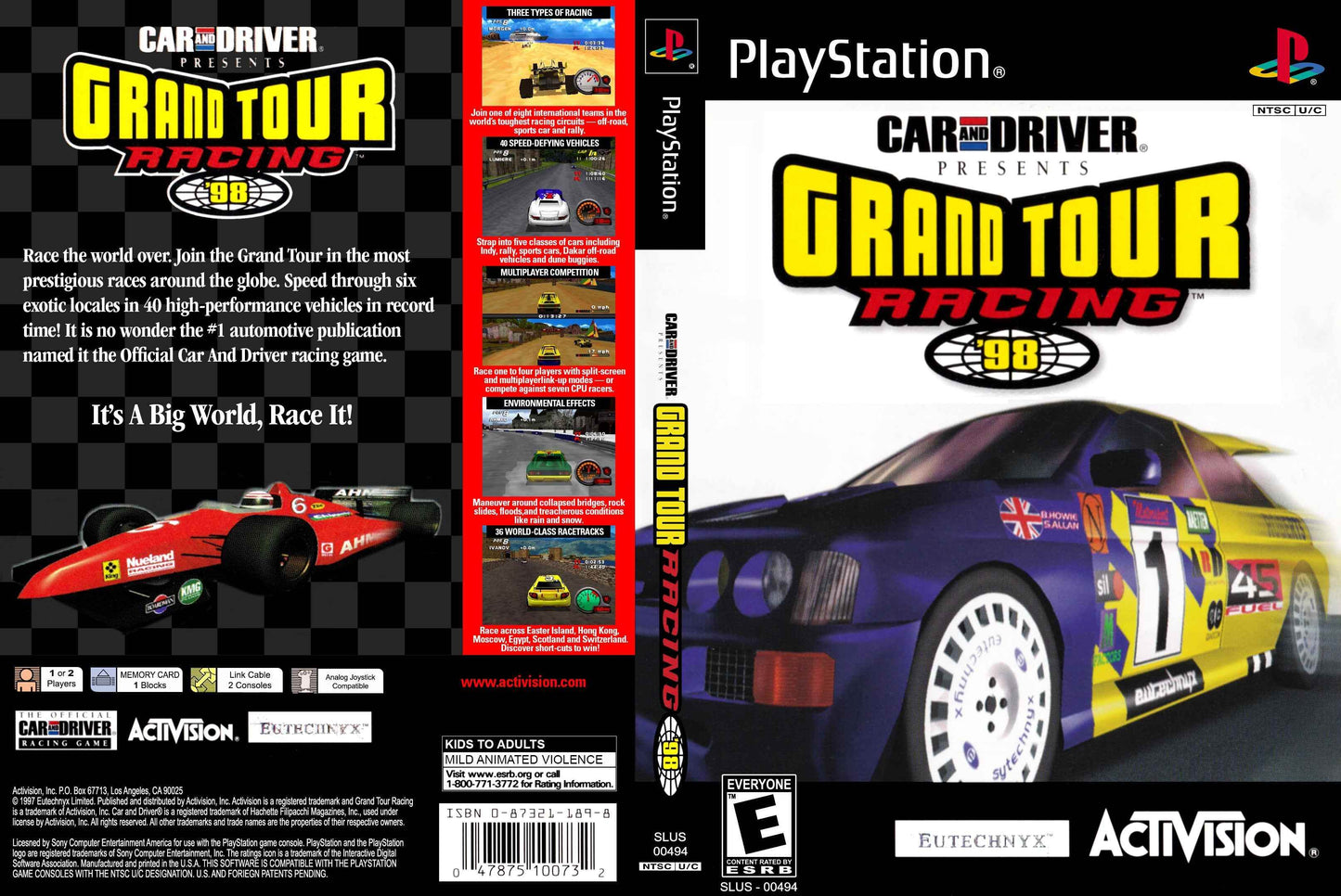 Car and Driver Grand Tour Racing 98 Cover Art - WOI Solutions