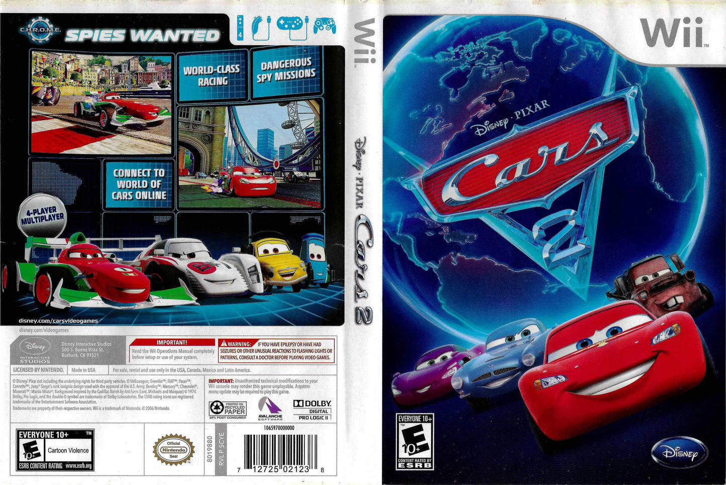 Cars 2 Cover Art - WOI Solutions