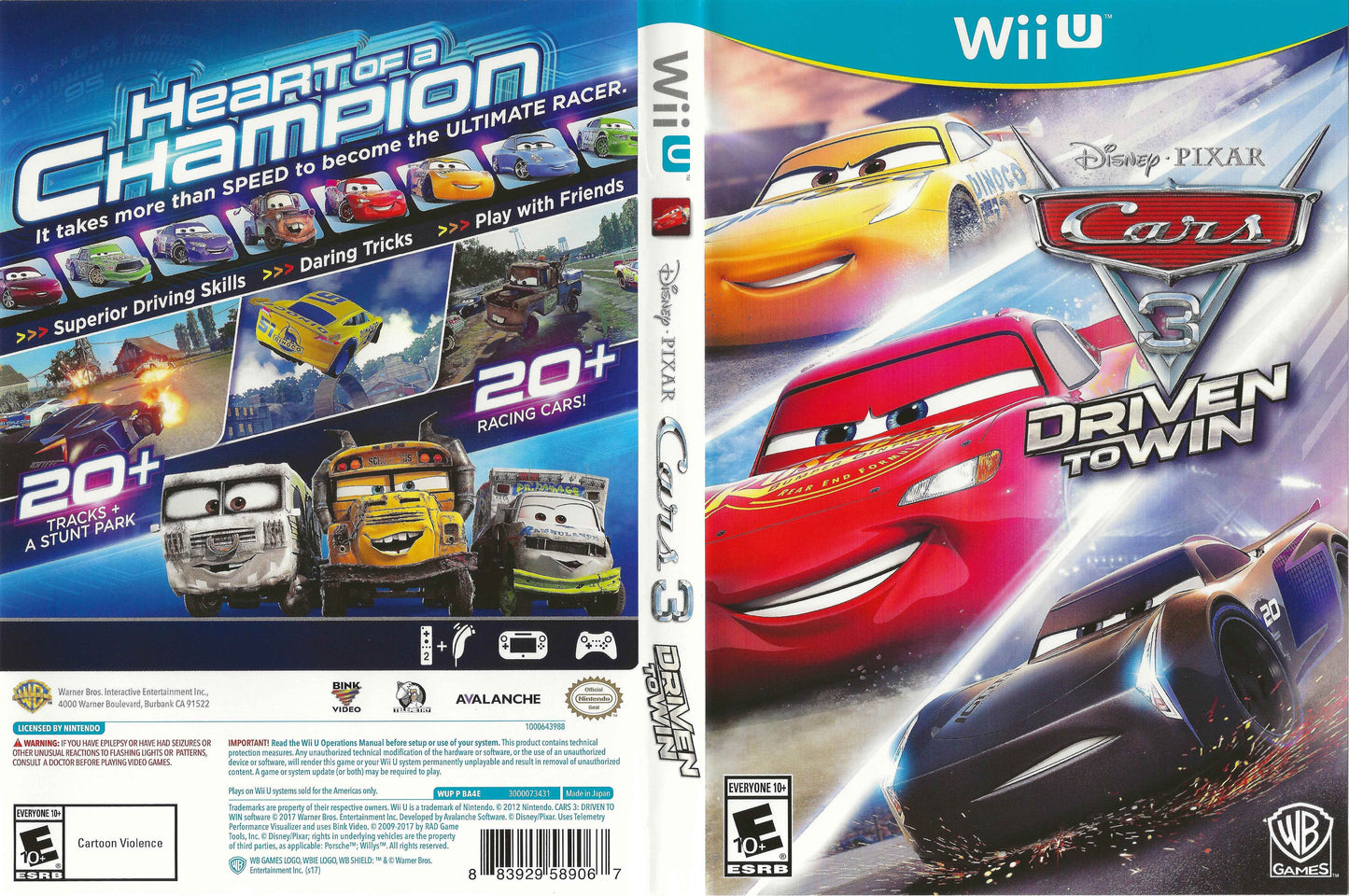 Cars 3 Driven to Win Cover Art - WOI Solutions