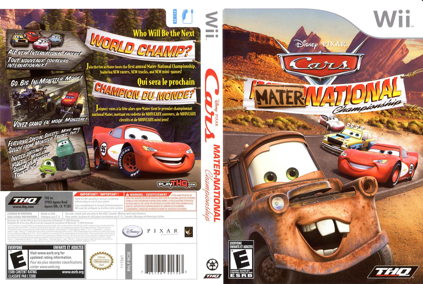 Cars Mater-National Championship Cover Art - WOI Solutions