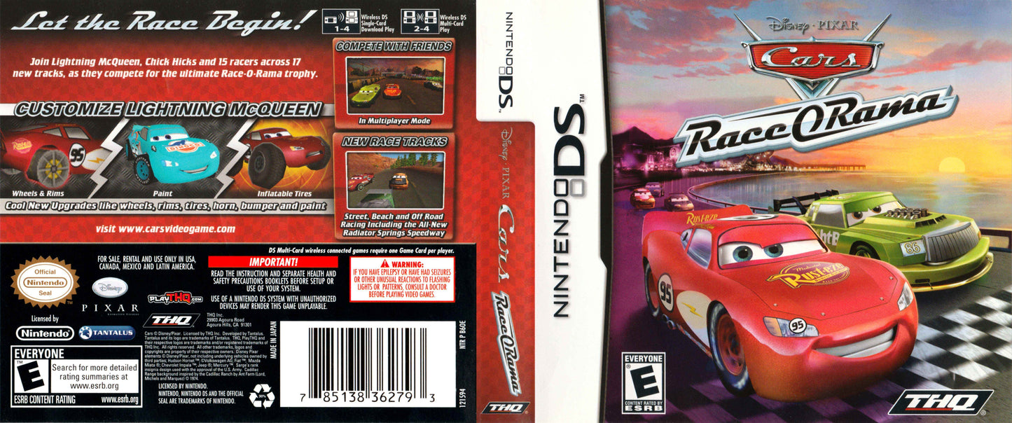 Cars Race-O-Rama Cover Art - WOI Solutions