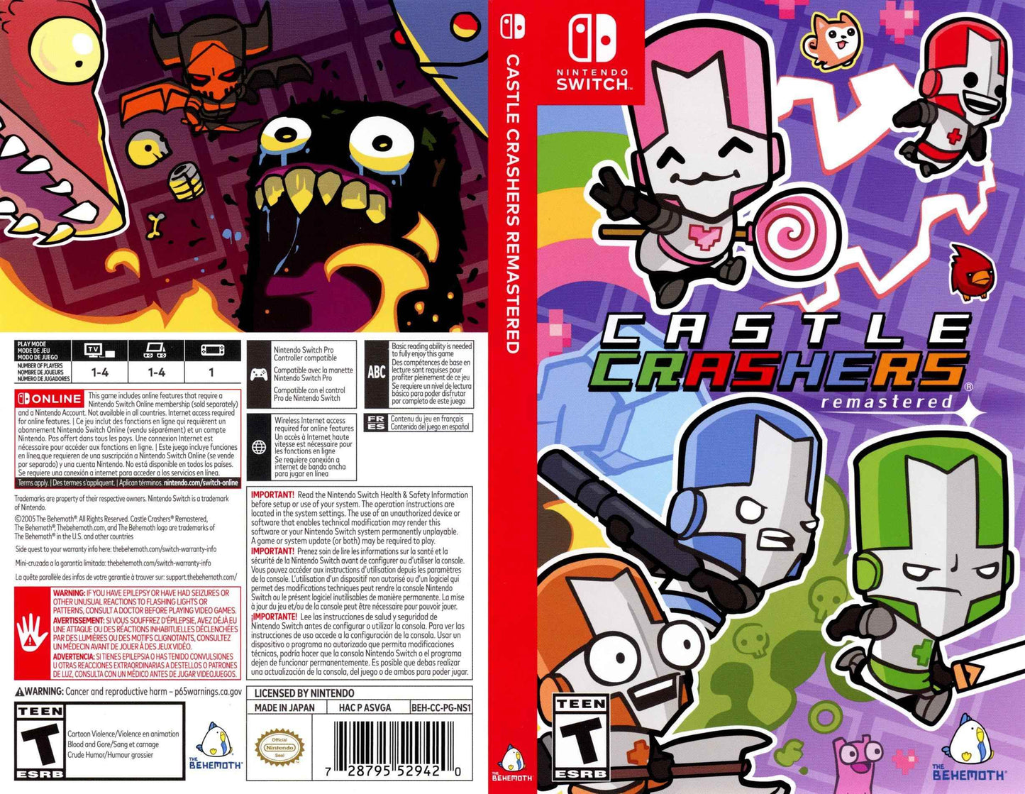 Castle Crashers Remastered Cover Art - WOI Solutions