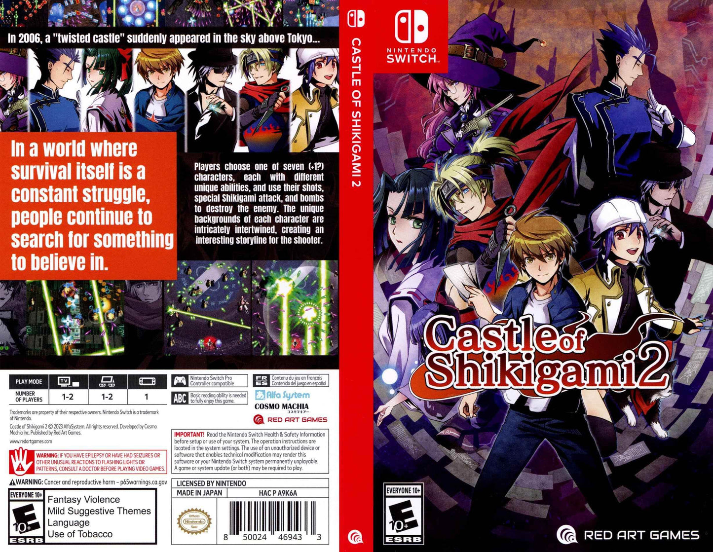 Castle of Skikigami 2 Cover Art - WOI Solutions