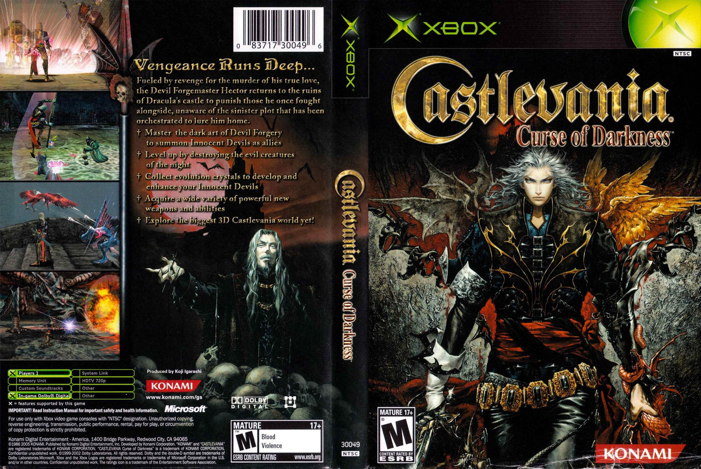 Castlevania Curse of Darkness Cover Art - WOI Solutions