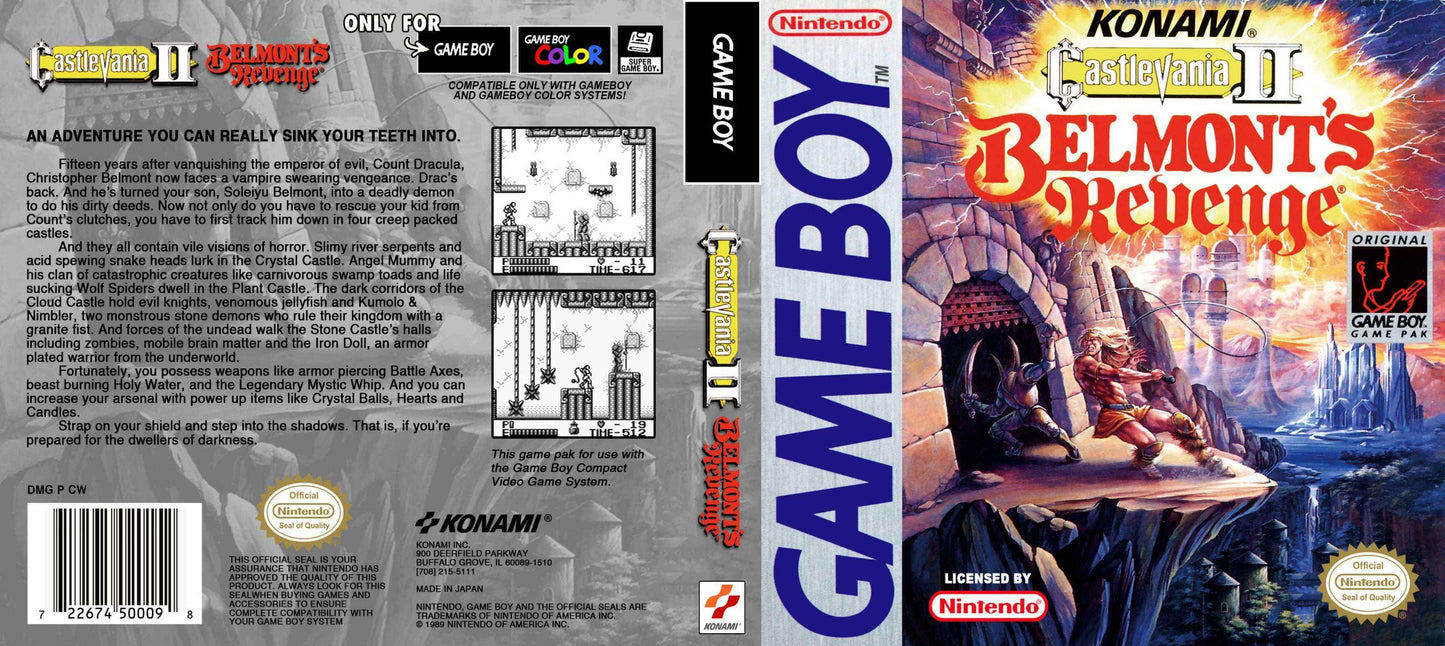 Castlevania II Belmont's Revenge Cover Art - WOI Solutions