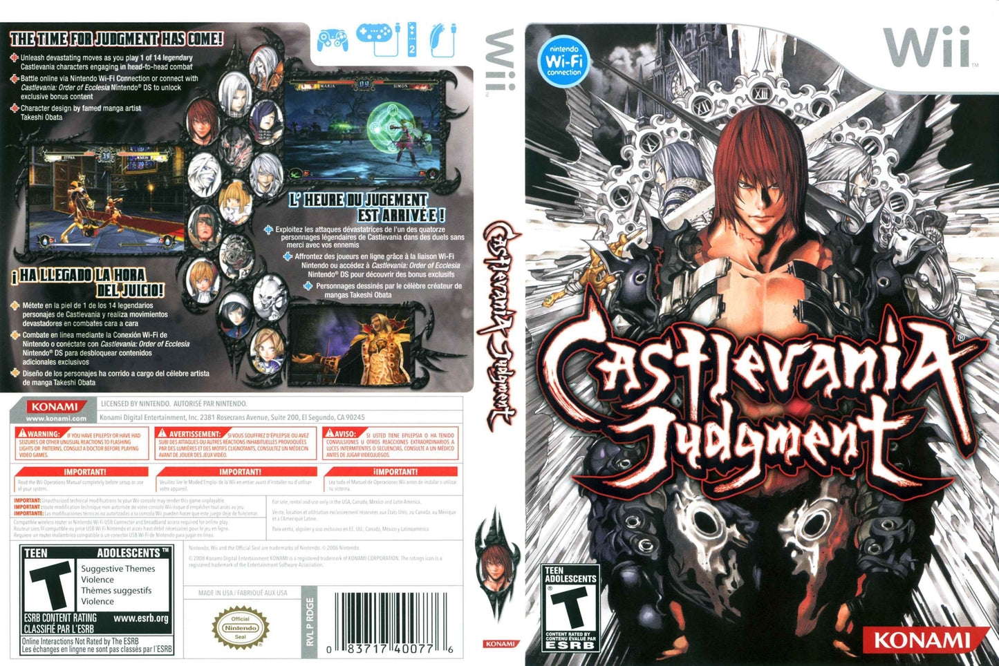 Castlevania Judgment Cover Art - WOI Solutions