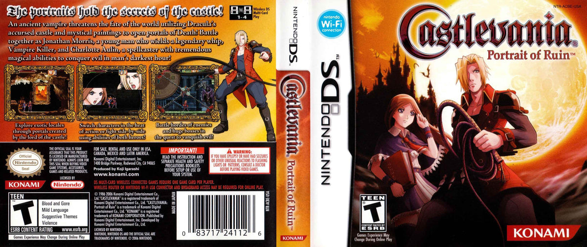 Castlevania Portrait of Ruin Cover Art - WOI Solutions