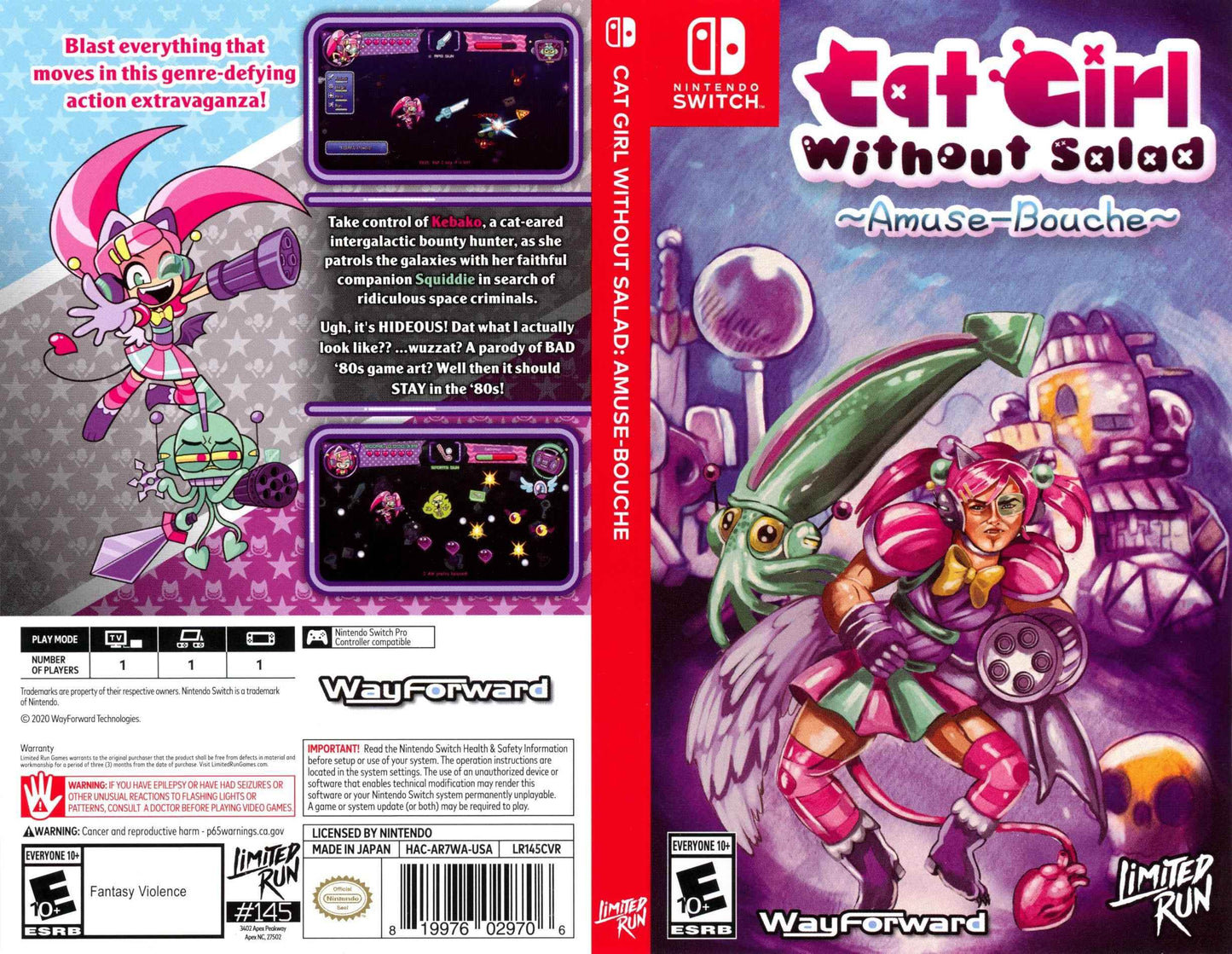 Cat Girl Without Salad Amuse-Bouche Cover Art - WOI Solutions