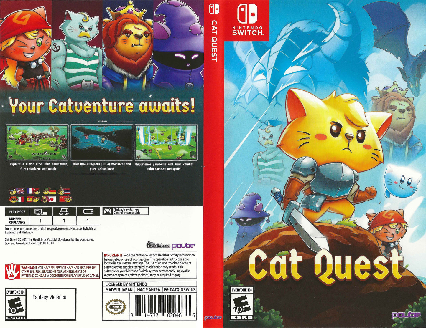 Cat Quest Cover Art - WOI Solutions