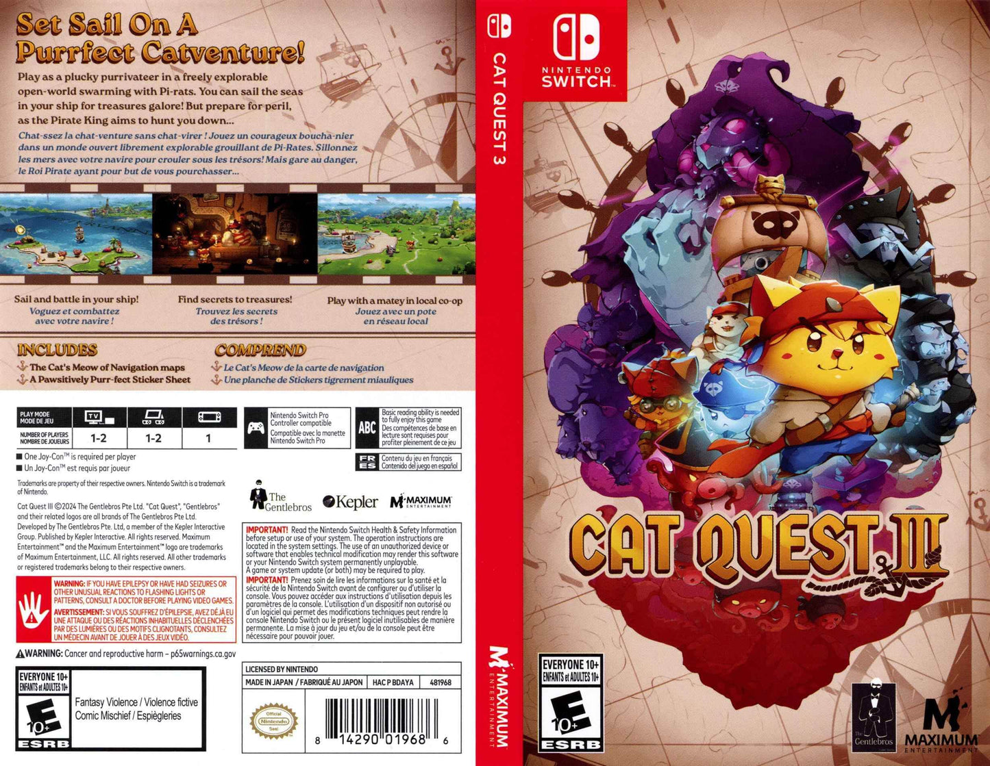 Cat Quest 3 Cover Art - WOI Solutions