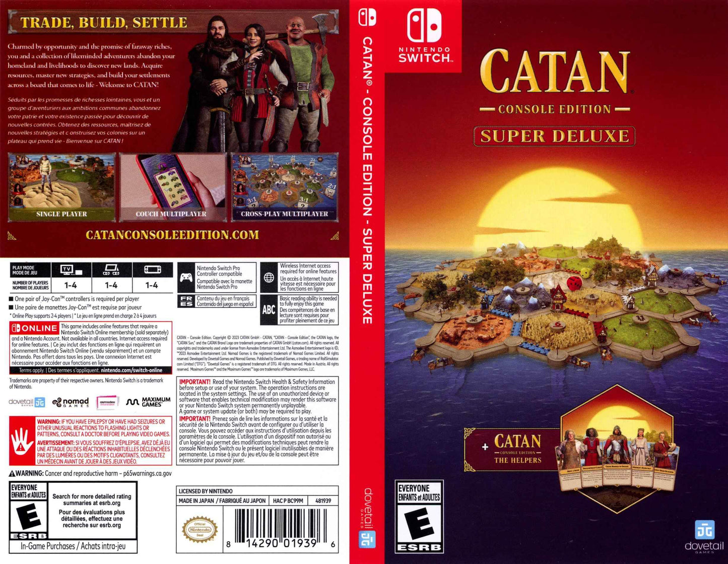 Catan - Console Edition - Super Deluxe Cover Art - WOI Solutions