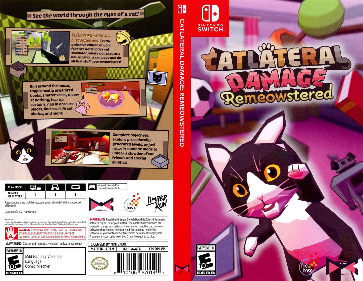 Catlateral Damage Remeowstered Cover Art - WOI Solutions