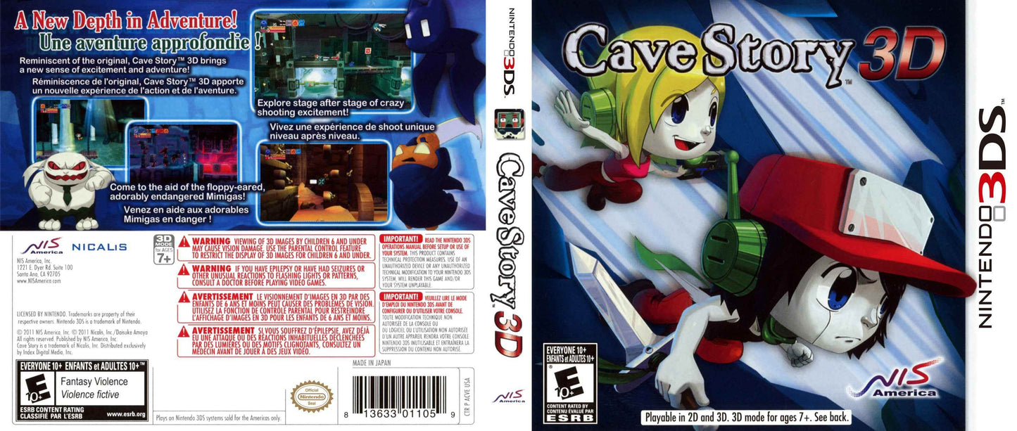Cave Story 3D Cover Art - WOI Solutions
