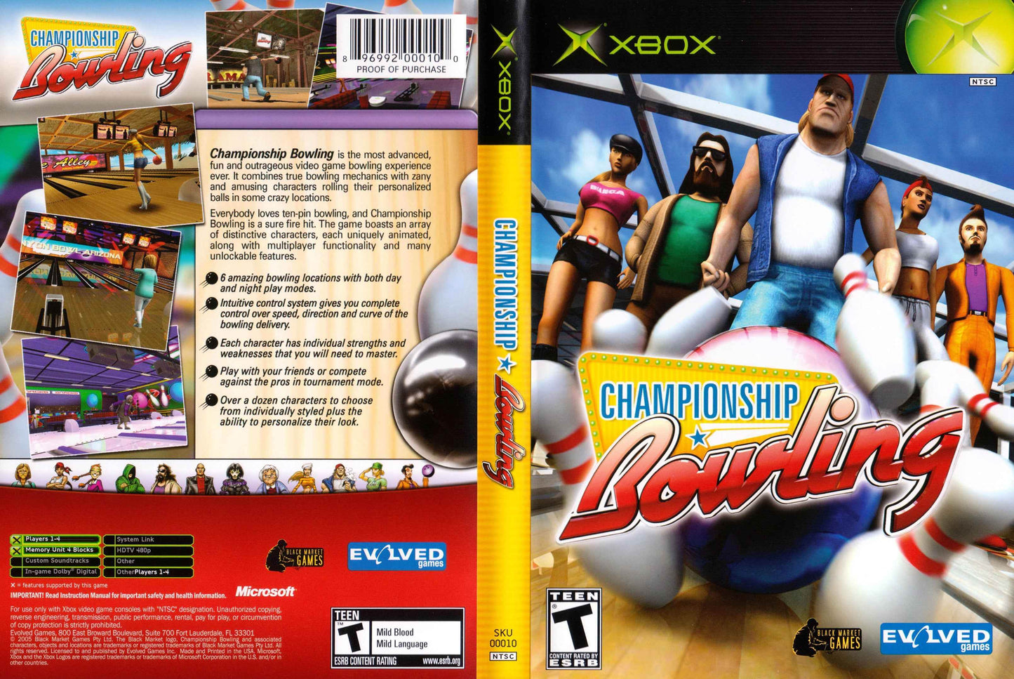 Championship Bowling Cover Art - WOI Solutions