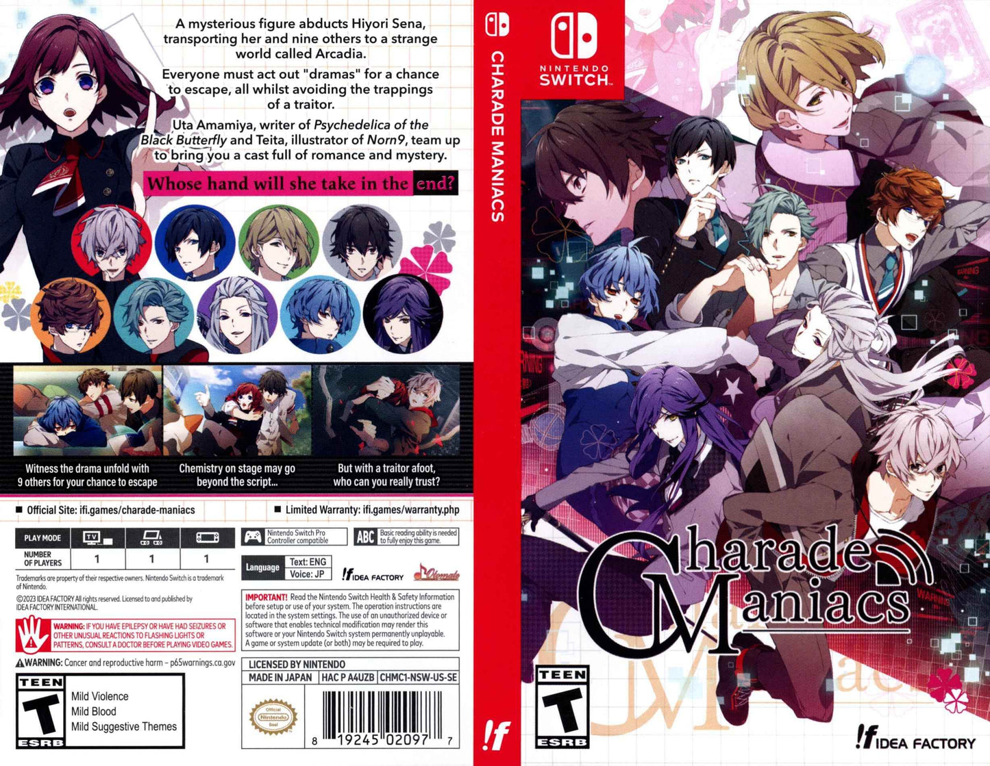 Charade Maniacs Cover Art - WOI Solutions