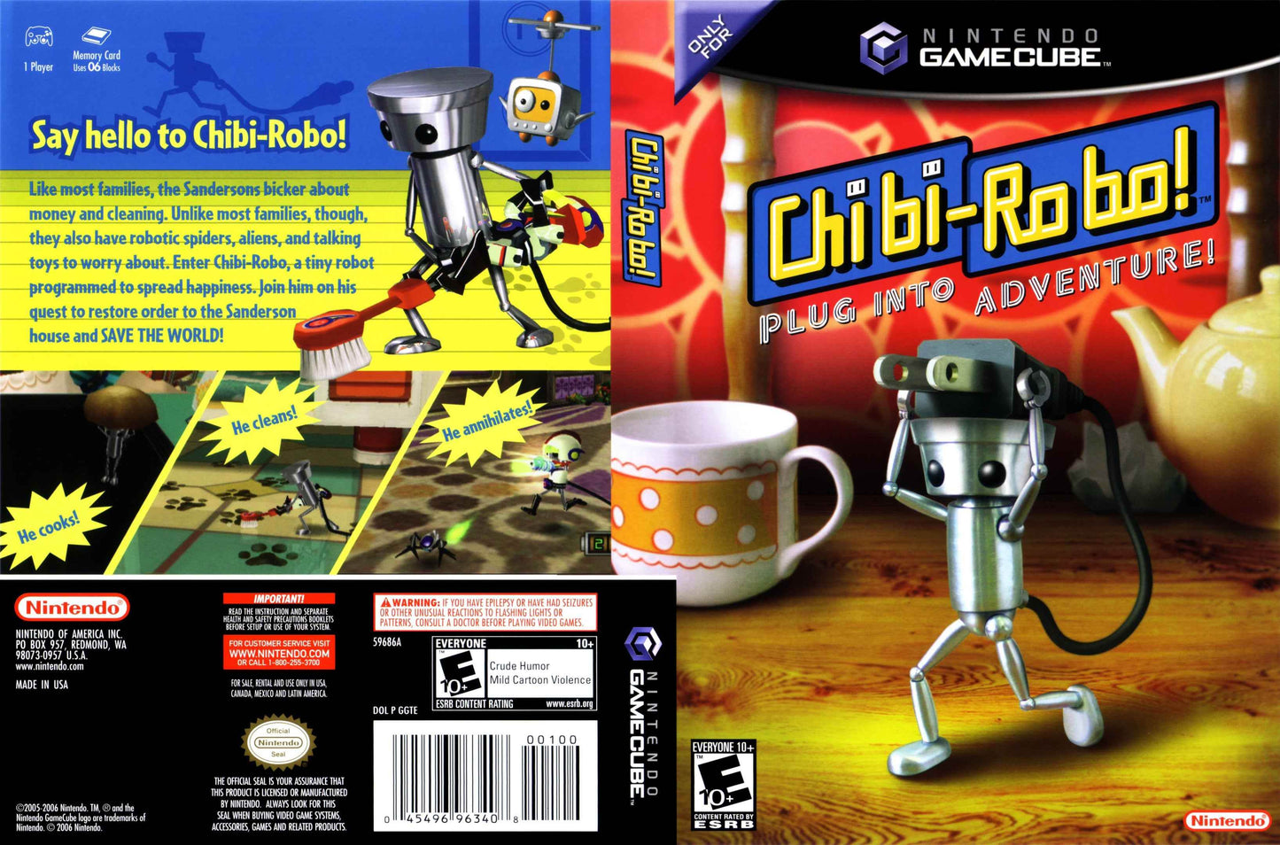 Chibi-Robo Cover Art - WOI Solutions
