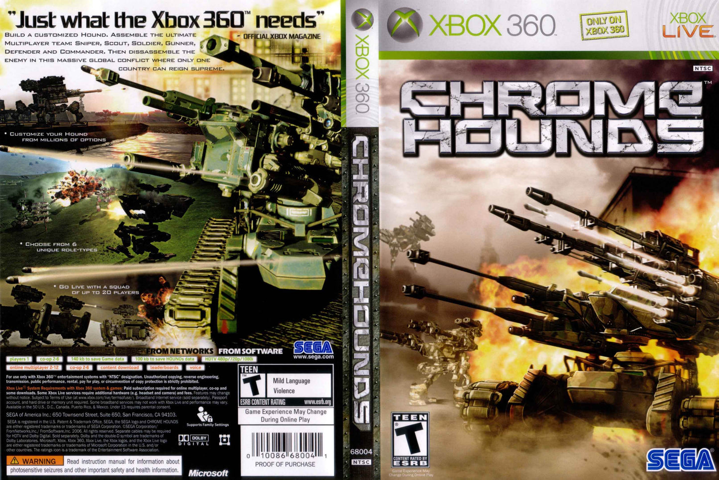 Chromehounds Cover Art - WOI Solutions