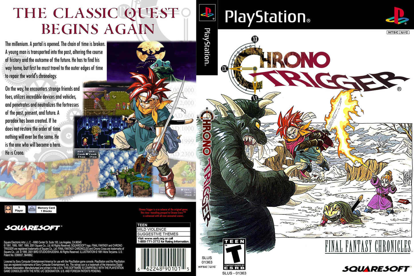 Chrono Trigger Cover Art - WOI Solutions