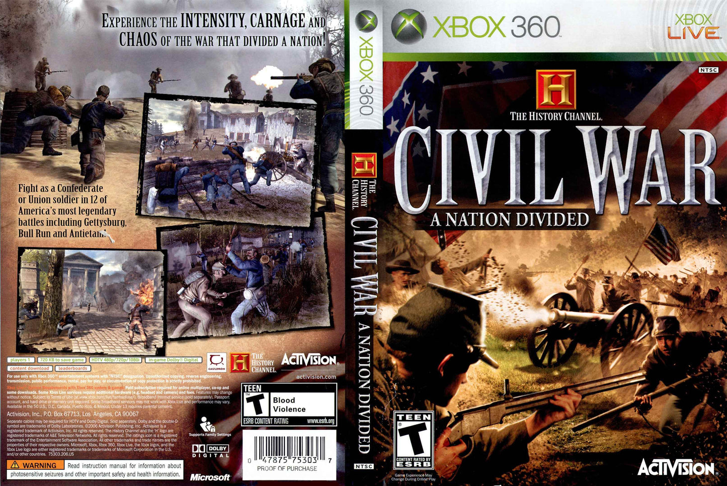 Civil War A Nation Divided Cover Art - WOI Solutions