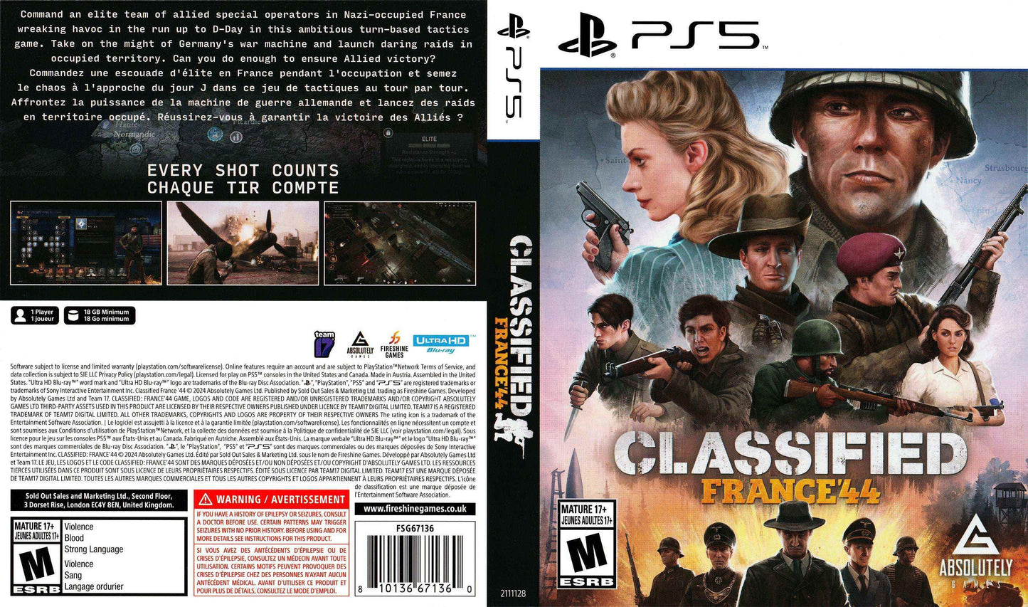 Classified France '44 Cover Art - WOI Solutions