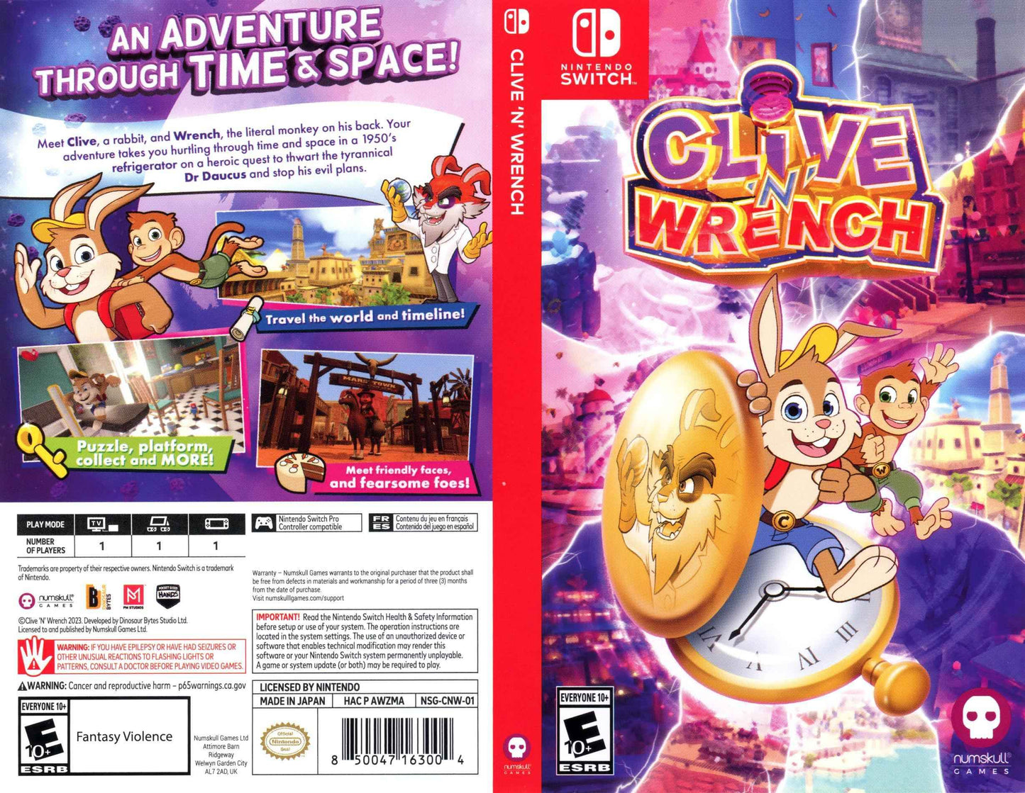 Clive 'N' Wrench Cover Art - WOI Solutions