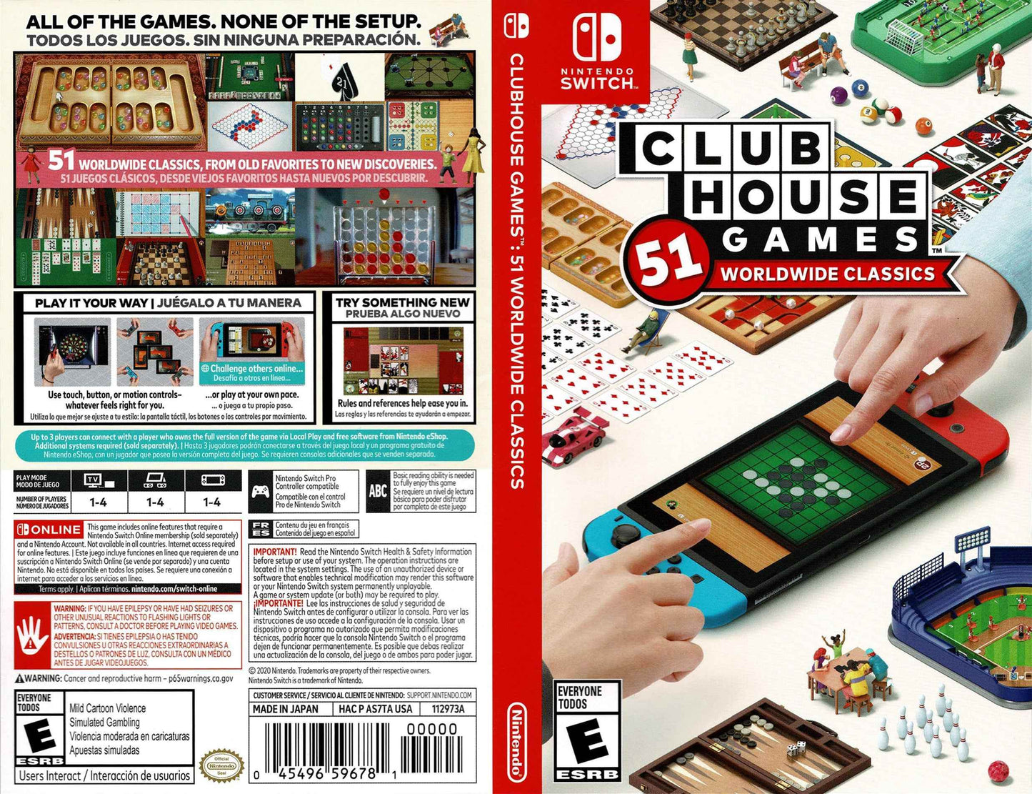Clubhouse Games 51 Worldwide Classics Cover Art - WOI Solutions