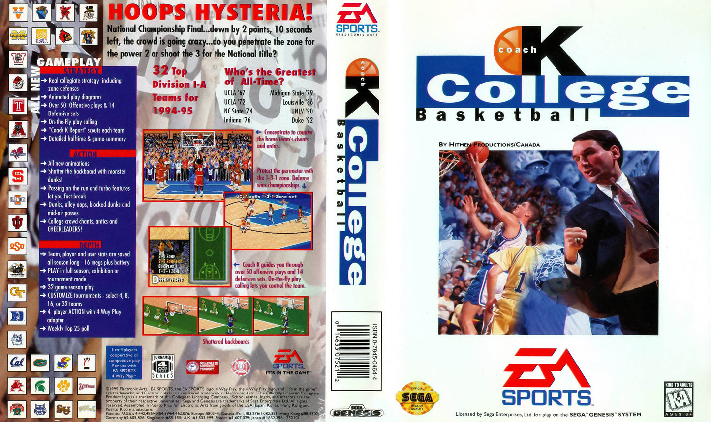 Coach K College Basketball Cover Art - WOI Solutions