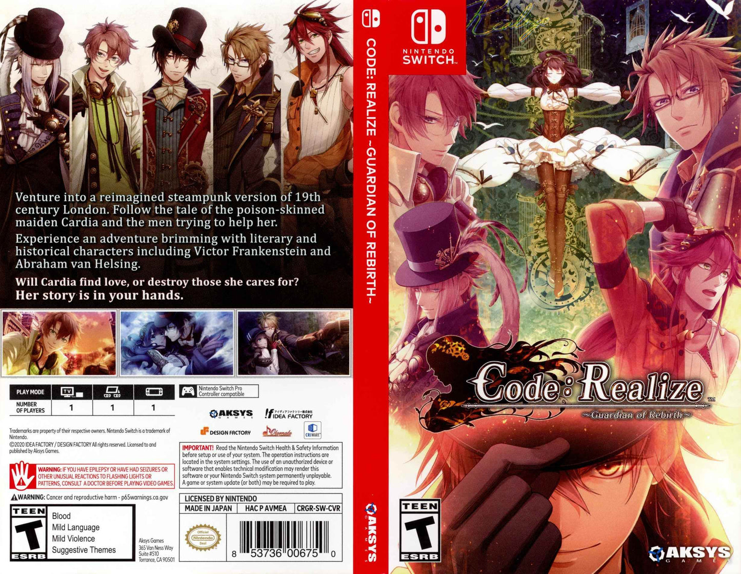 Code Realize Guardian of Rebirth Cover Art - WOI Solutions