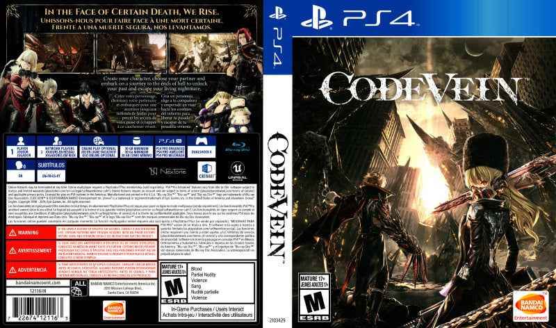 Code Vein Cover Art - WOI Solutions