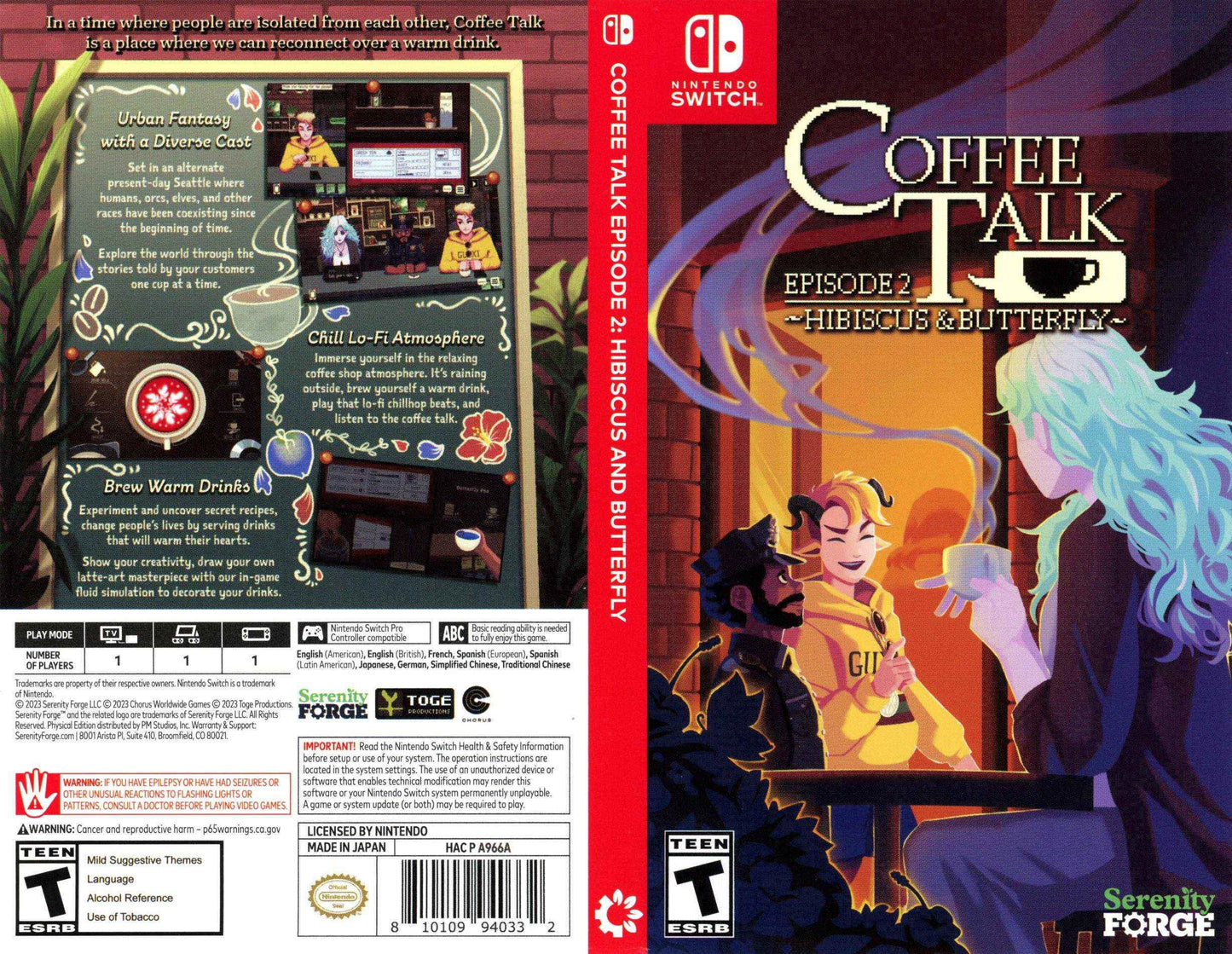 Coffee Talk Episode 2 Hibiscus and Butterfly Cover Art - WOI Solutions