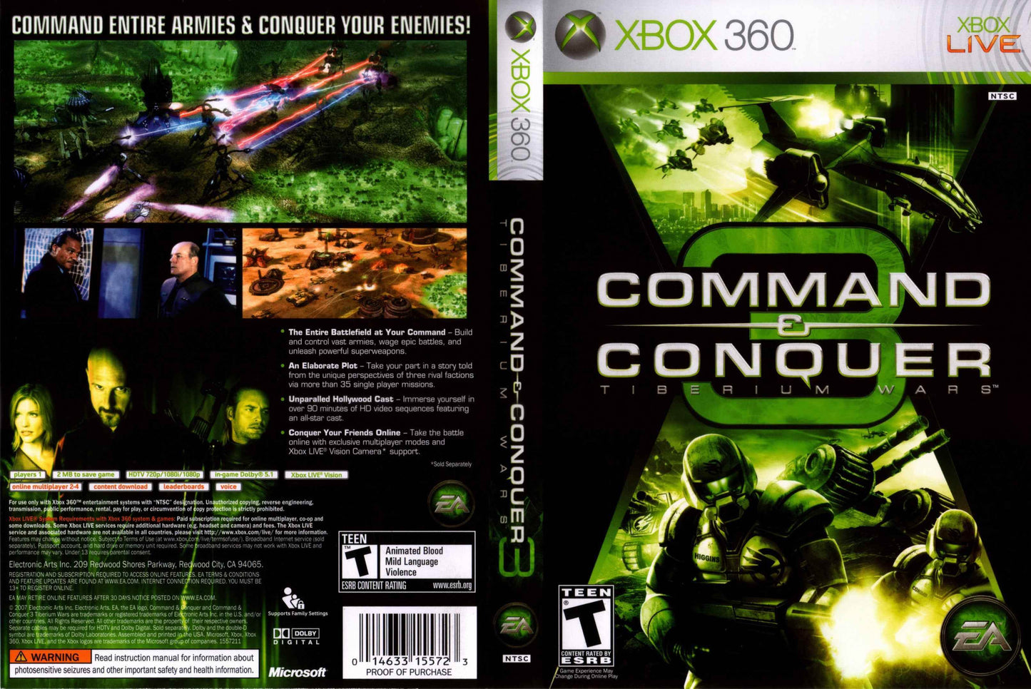 Command & Conquer 3 Tiberium Wars Cover Art - WOI Solutions
