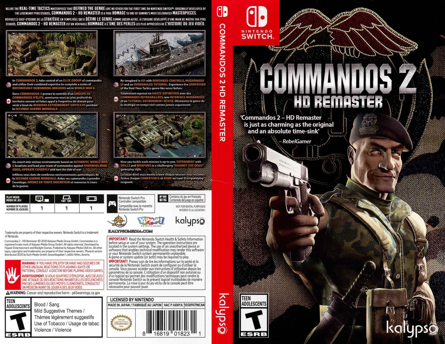 Commandos 2 - HD Remaster Cover Art - WOI Solutions