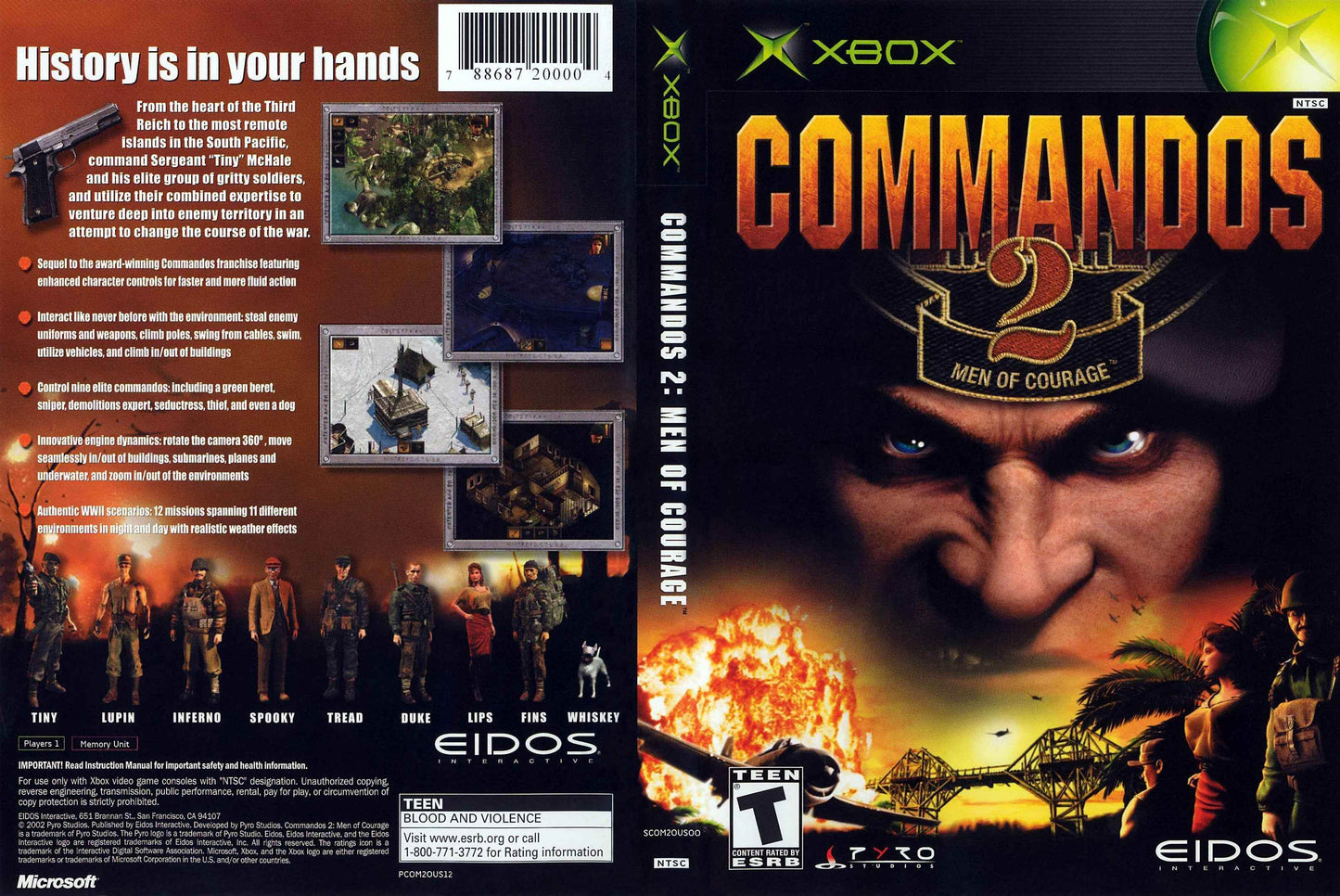 Commandos 2 Men Of Courage Cover Art - WOI Solutions