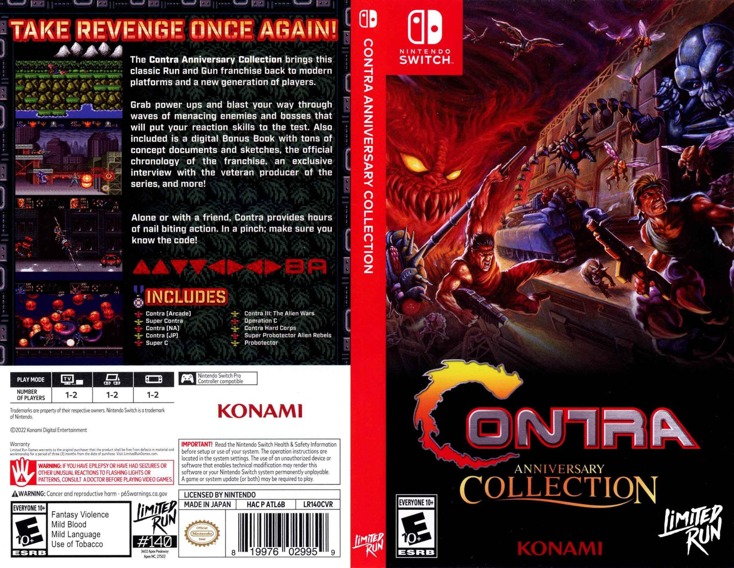 Contra Anniversary Collection Cover Art - WOI Solutions